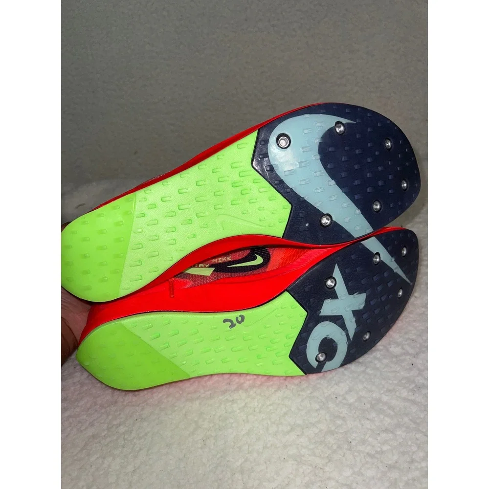 Nike ZoomX Dragonfly XC Mens‎ 13 Bright Crimson Volt Racing Spikes DX7992-800